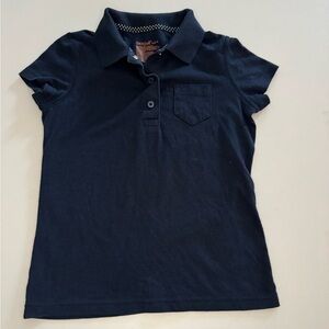 CAT & JACK navy Blue Kids Polo Shirt S(6/6x)